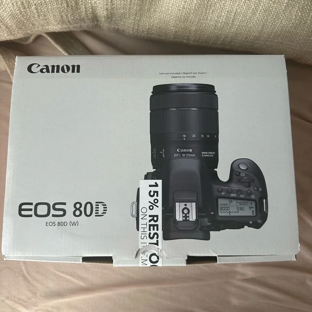 Canon Black Digital Camera Professional DSLR